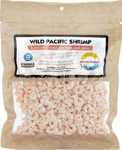 Freeze Dried Wild Pacific Shrimp Raw Feeding Miami