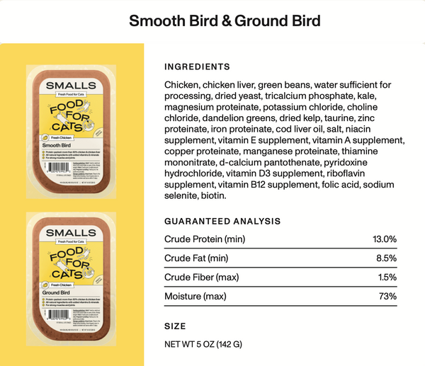 Smalls - Gently Cooked Smooth Chicken