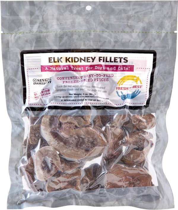 Freeze Dried Elk Kidney