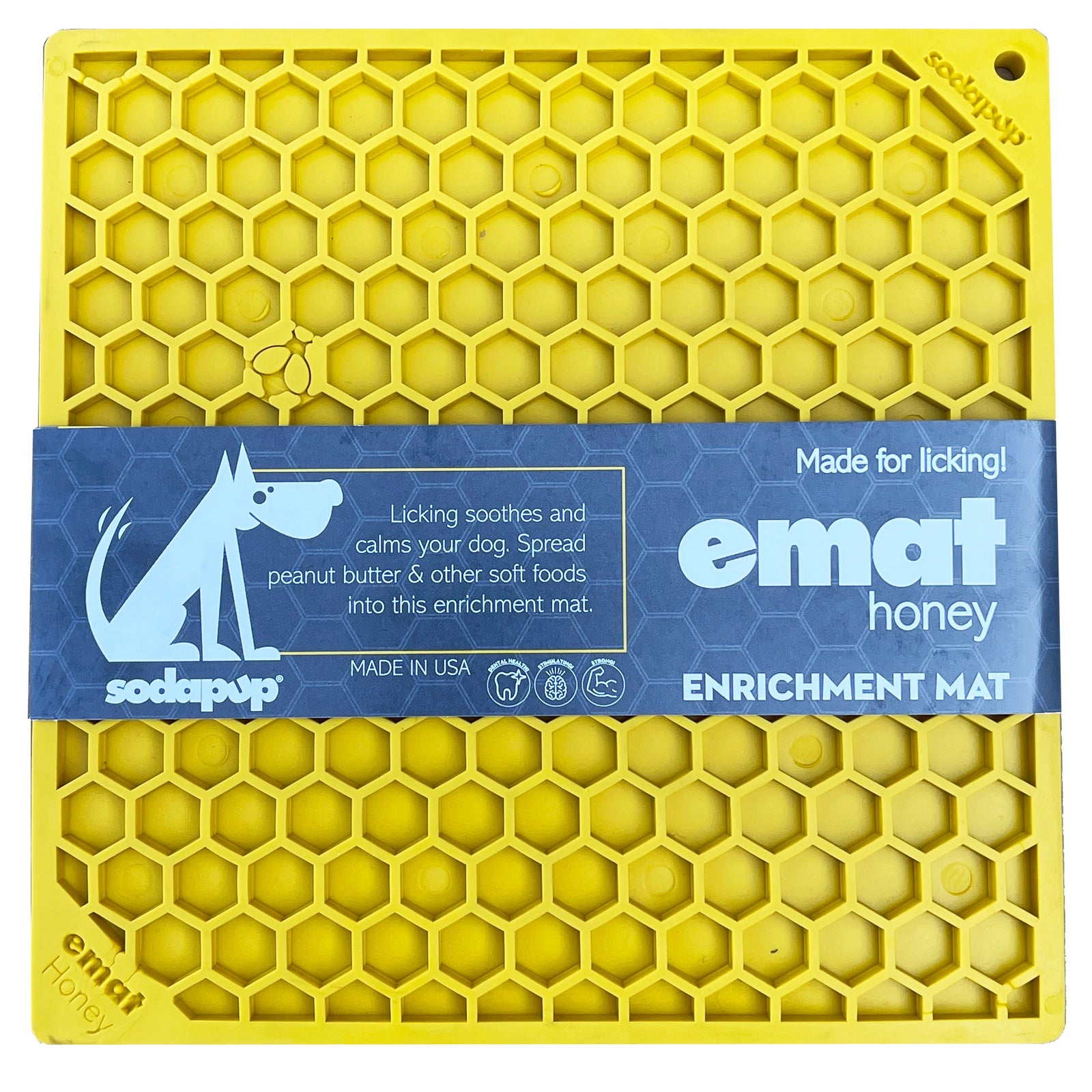 Honeycomb Enrichment Licking Mat – Raw Feeding Miami